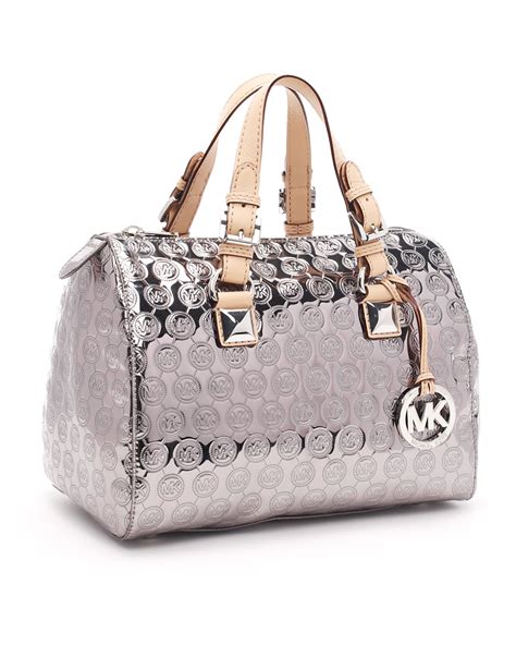 michael kors handbag grayson monogram medium satchel|Michael Kors large satchel bag.